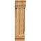 Ekena Millwork Traditional Traditional Rough Sawn Bracket w/ Offset Brace, Western Red Cedar, 6"W x 16"D x 24"H BKT0604X16X24TRA01RWR - alternate 2
